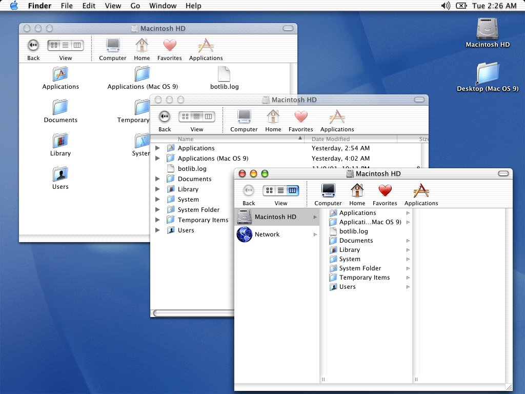 MacOS X 10 Folders